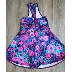 Psychedelic Night Garden playsuit M Black Milk Clo